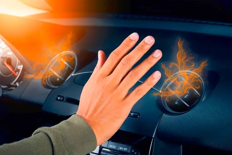 درجة الحرارة المثالية لمكيف السيارة