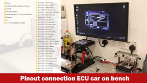 Pinout connection ECU car on bench , ECU bench testing,ECU pinout connections, ECU programming on bench, Bench harness connection, ECU pinout diagram, OBD bench connection, Bootmode Tricore setup, JTag ECU programming, BDM bench connections, ECU tuning, Bench programming tools, ECU troubleshooting methods, ECU modification on bench, ECU pinout safety , Vehicle ECU diagnostics