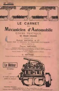 le carnet du mécanicien d'automobile cours pratique