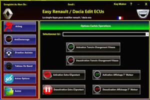 Easy Renault v6.1.4 , Diagnostic Automobile Simplifié pour Renault et Dacia, OBDLink SX & XE, ELS27, Dacia Duster Docker Logan, EEPROM, UCH, TDB