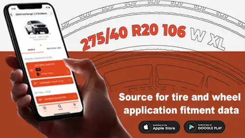 شرح استخدام موقع Wheel-Size لتحديد مقاس الإطارات.