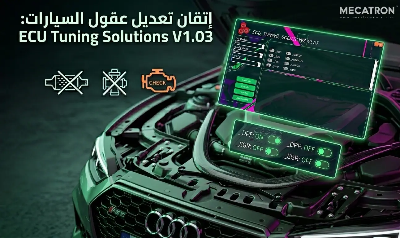 برنامج ECU Tuning Solutions V1.03: الحل الذكي لإلغاء DPF و EGR باحترافية