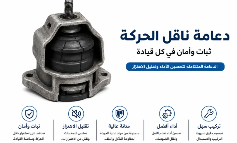 فحص علامات تلف دعامة ناقل الحركة في السيارة
